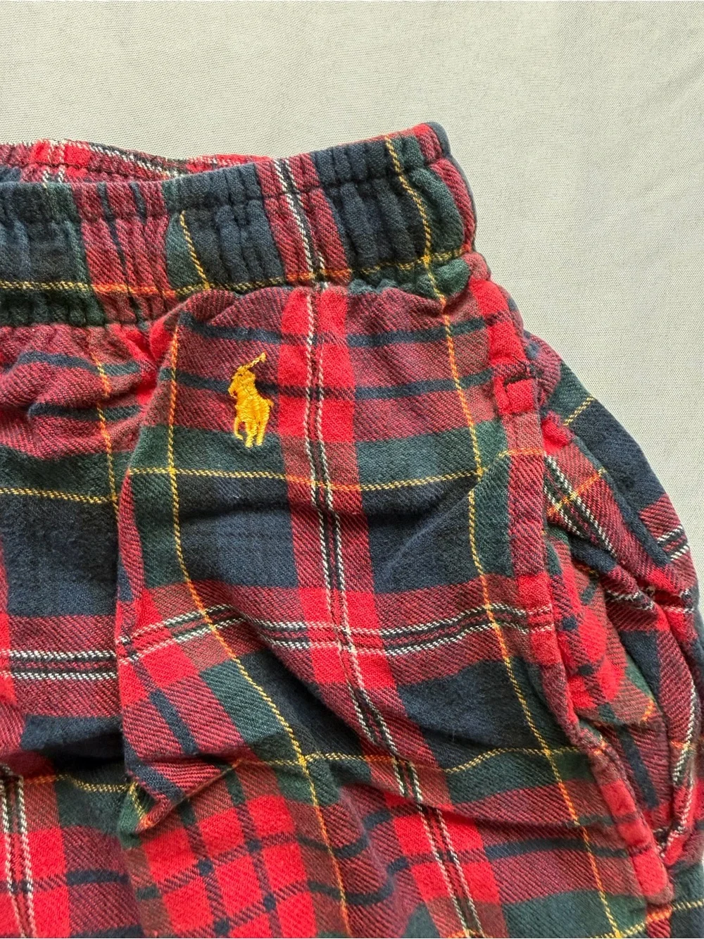 Polo Ralph Lauren Red and Navy Plaid Lounge/ Pajama Pants